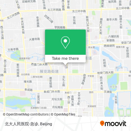 北大人民医院-急诊 map