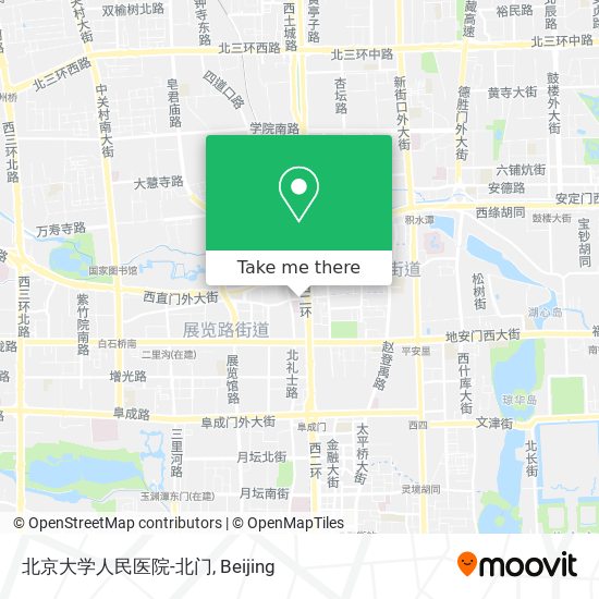 北京大学人民医院-北门 map