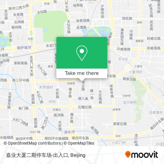 嘉业大厦二期停车场-出入口 map