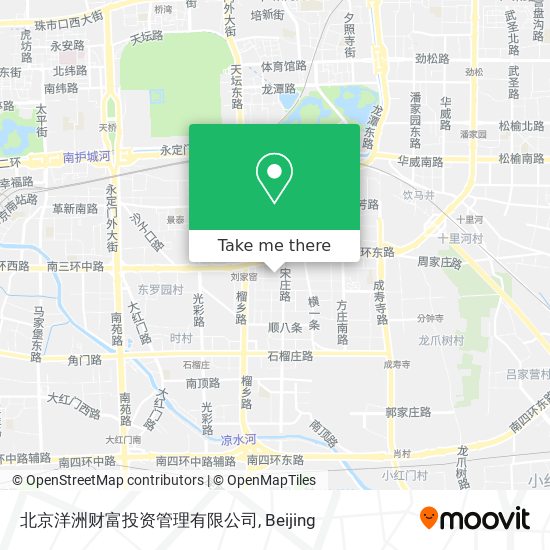 北京洋洲财富投资管理有限公司 map