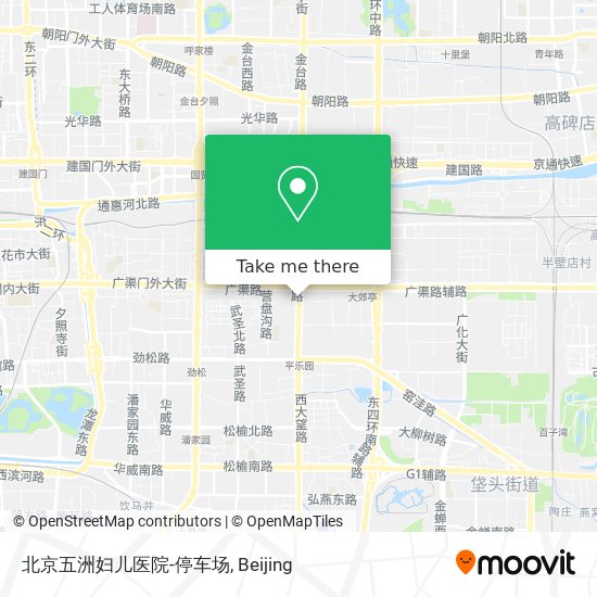 北京五洲妇儿医院-停车场 map