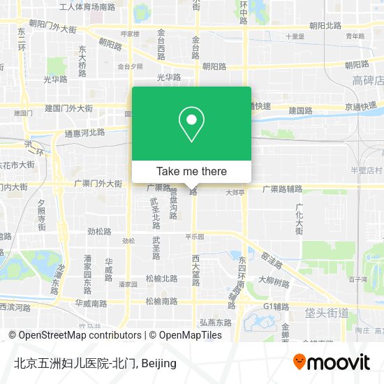 北京五洲妇儿医院-北门 map