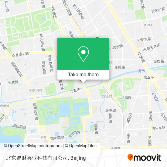 北京易财兴业科技有限公司 map