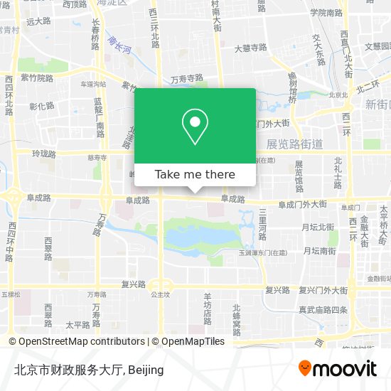 北京市财政服务大厅 map