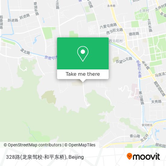 328路(龙泉驾校-和平东桥) map