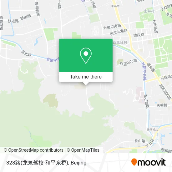 328路(龙泉驾校-和平东桥) map
