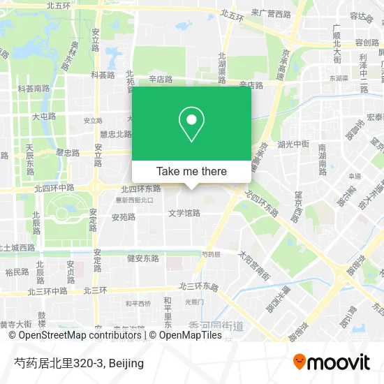 芍药居北里320-3 map