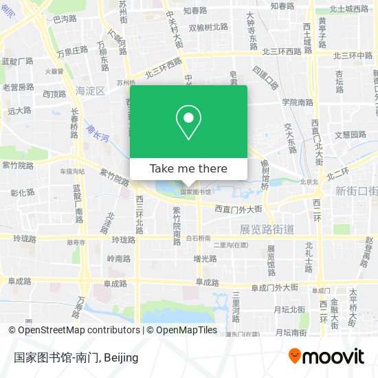 国家图书馆-南门 map