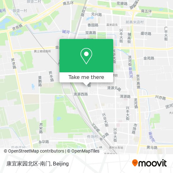 康宜家园北区-南门 map