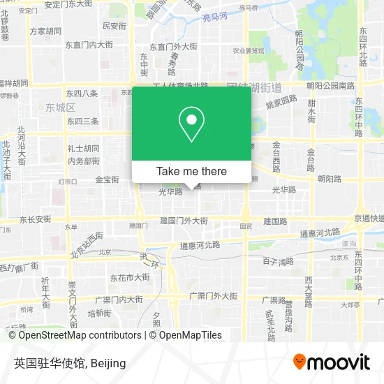 英国驻华使馆 map