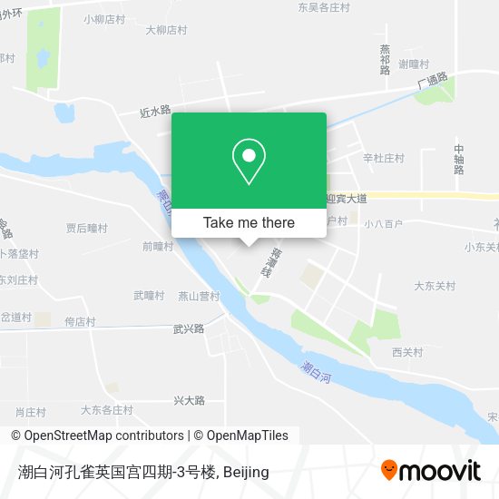 潮白河孔雀英国宫四期-3号楼 map