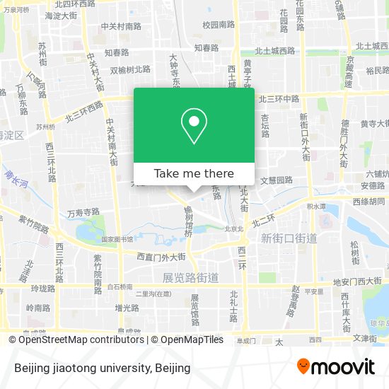 Beijing jiaotong university map