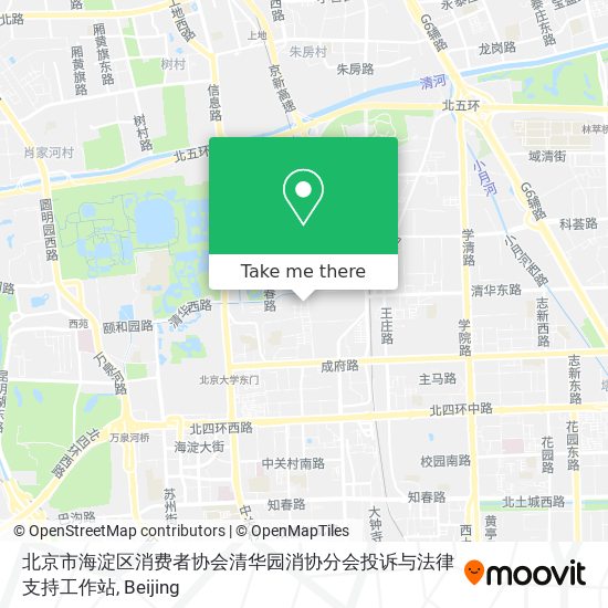 北京市海淀区消费者协会清华园消协分会投诉与法律支持工作站 map