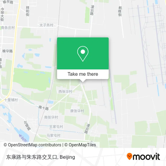 东康路与朱东路交叉口 map