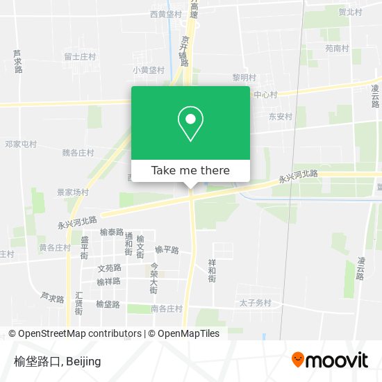 榆垡路口 map