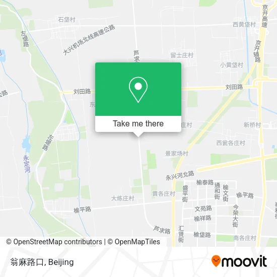 翁麻路口 map