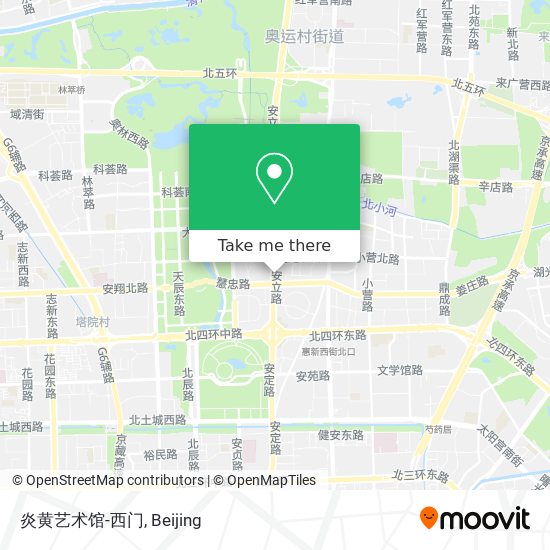 炎黄艺术馆-西门 map