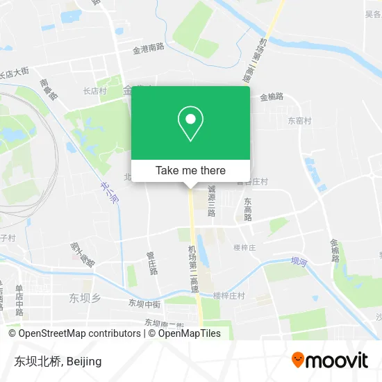 东坝北桥 map