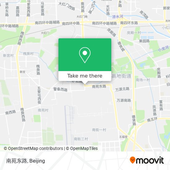 南苑东路 map