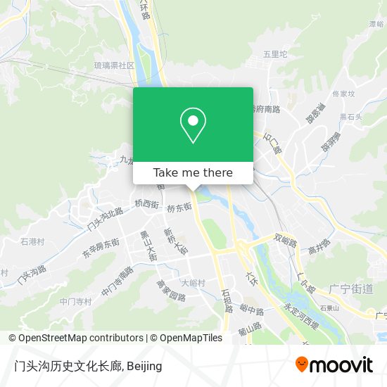 门头沟历史文化长廊 map