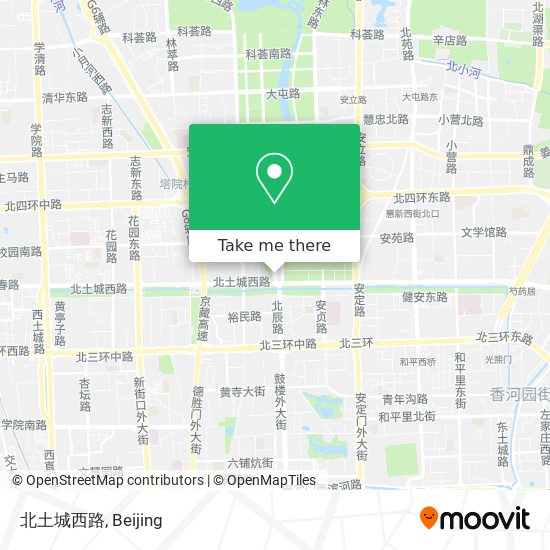北土城西路 map