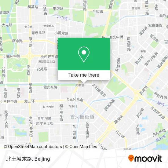 北土城东路 map
