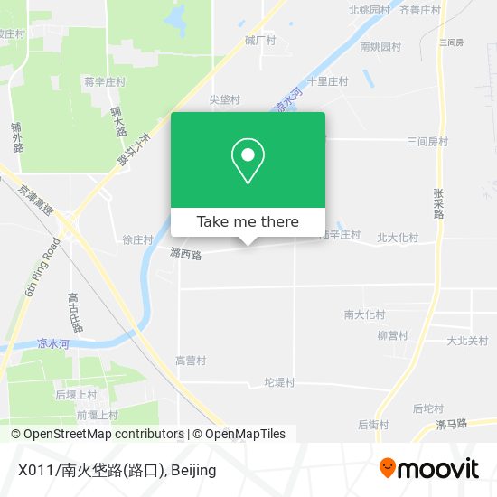 X011/南火垡路(路口) map