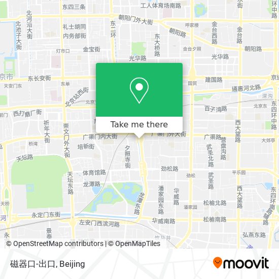 磁器口-出口 map