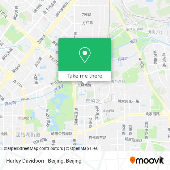 Harley Davidson - Beijing map