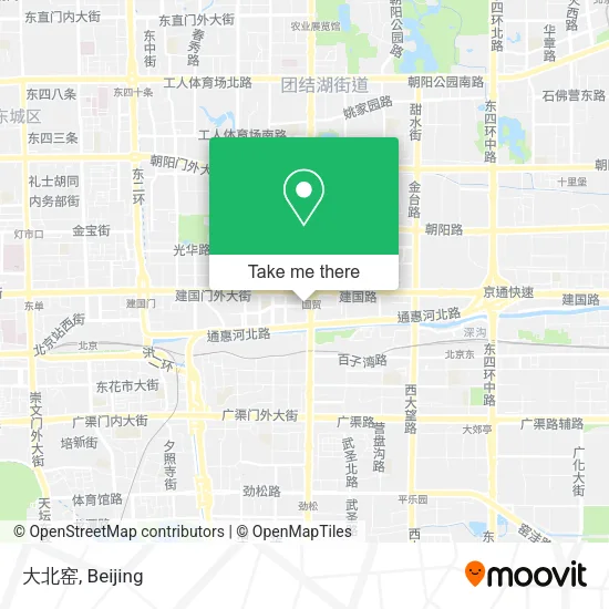 大北窑 map