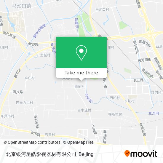 北京银河星皓影视器材有限公司 map