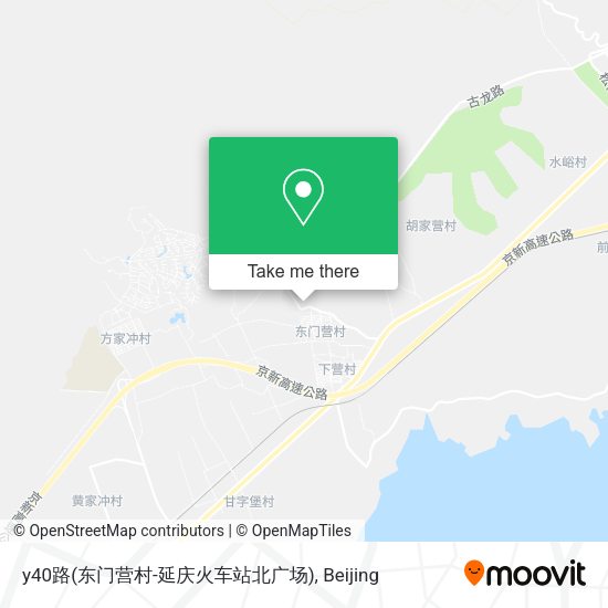 y40路(东门营村-延庆火车站北广场) map