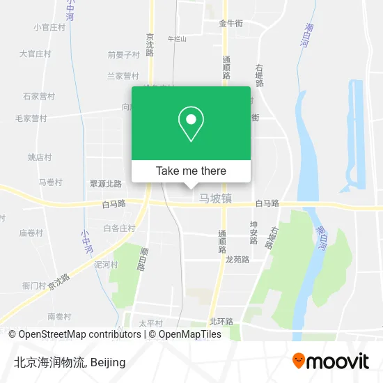 北京海润物流 map