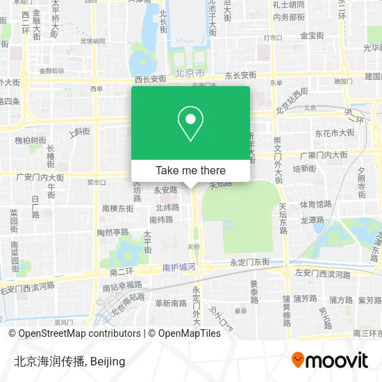 北京海润传播 map