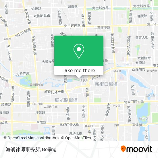 海润律师事务所 map