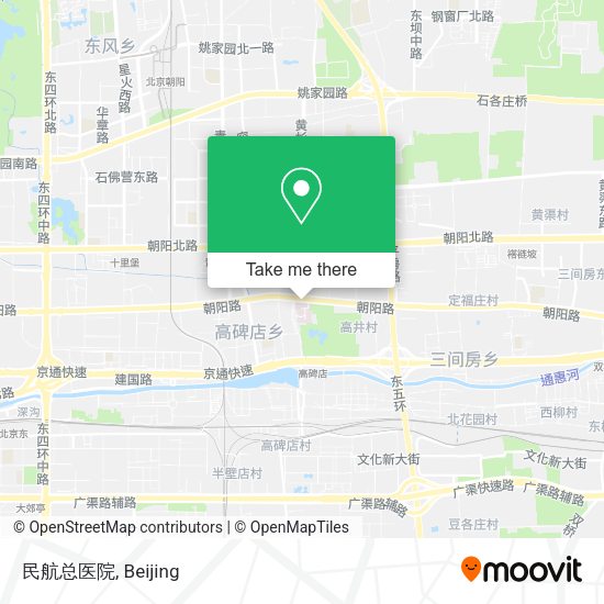 民航总医院 map