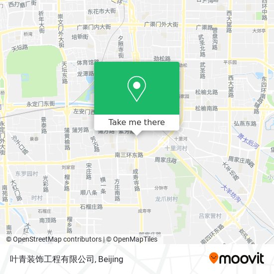 叶青装饰工程有限公司 map