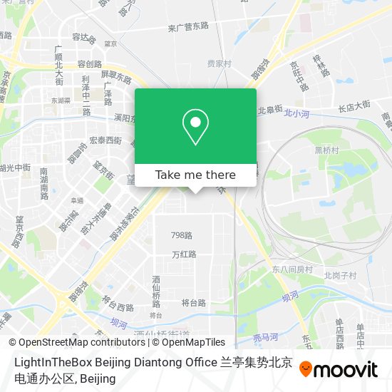 LightInTheBox Beijing Diantong Office 兰亭集势北京电通办公区 map