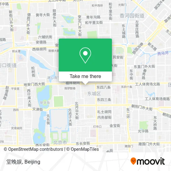堂晚娱 map