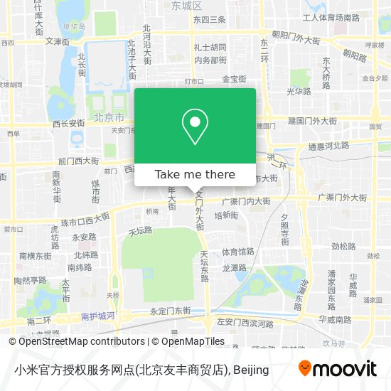 小米官方授权服务网点(北京友丰商贸店) map