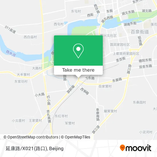 延康路/X021(路口) map