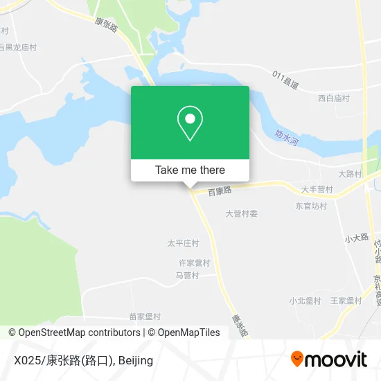 X025/康张路(路口) map