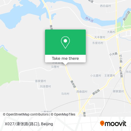 X027/康张路(路口) map