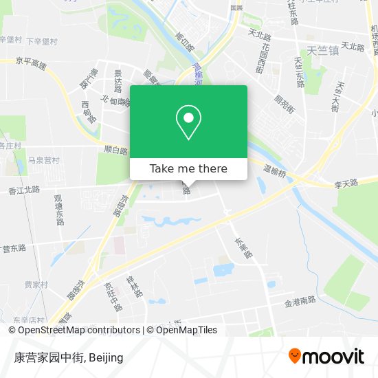 康营家园中街 map