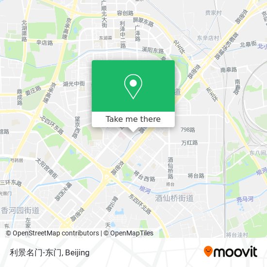 利景名门-东门 map