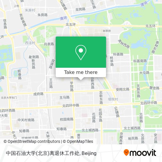 中国石油大学(北京)离退休工作处 map
