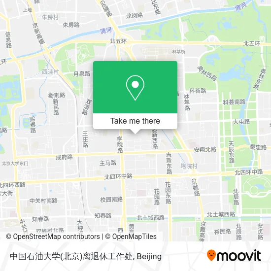 中国石油大学(北京)离退休工作处 map