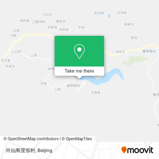 尚仙阁度假村 map