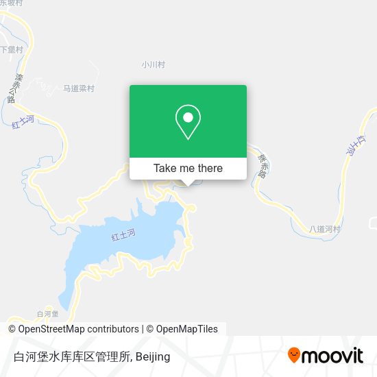 白河堡水库库区管理所 map