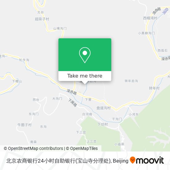北京农商银行24小时自助银行(宝山寺分理处) map